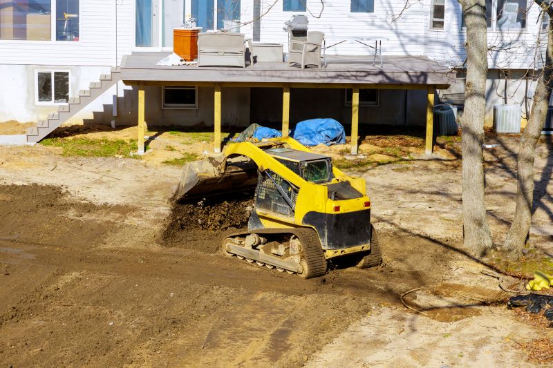 Sloped Backyard Leveling